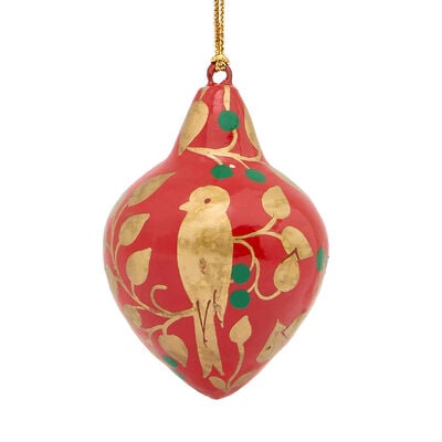C.F.A Voysey Red and gold lantern decoration